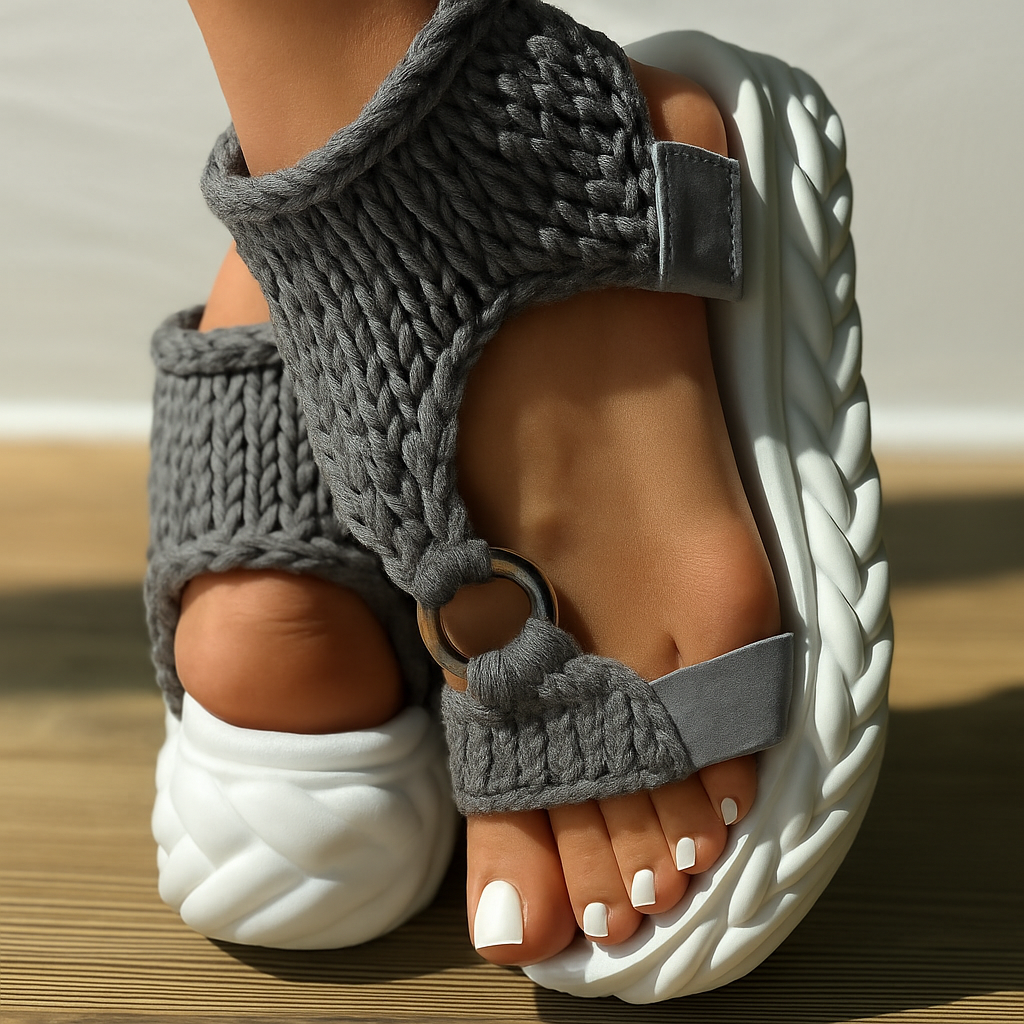 'BRIVA' CROCHET SANDALS