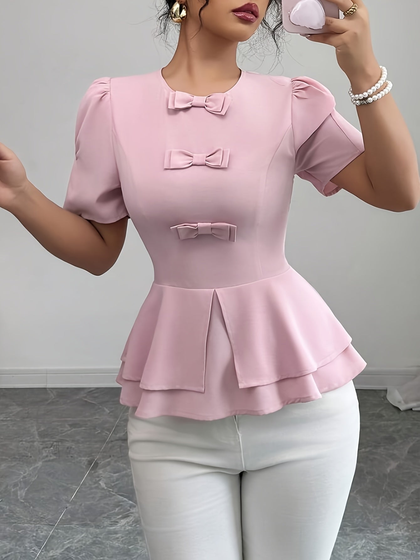 'PEPLISSE' BLOUSE