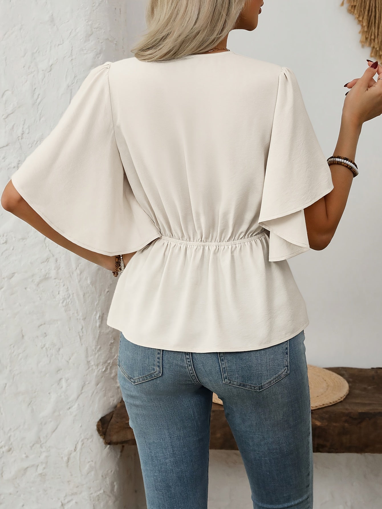 'SERAPHINA' FLARE SLEEVE BLOUSE
