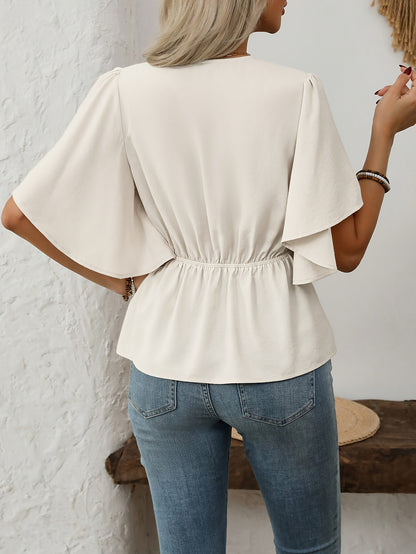 'SERAPHINA' FLARE SLEEVE BLOUSE