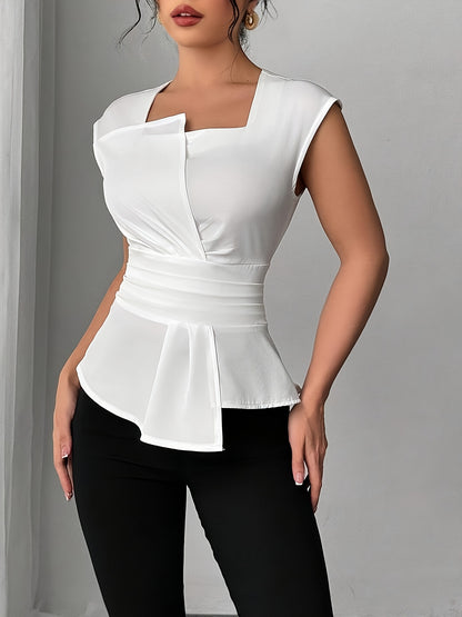 'VERSAÉ' PEPLUM BLOUSE