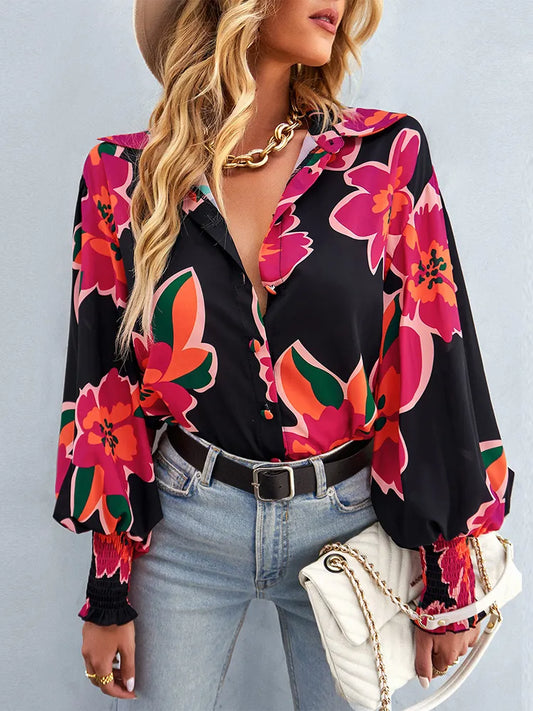 'BLOOM' FLORAL BUTTON UP SHIRT