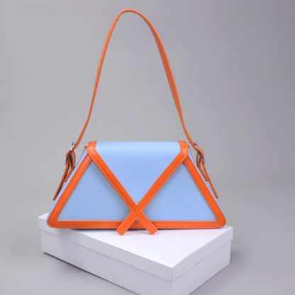 "ENVY' LEATHER SHOULDER BAG