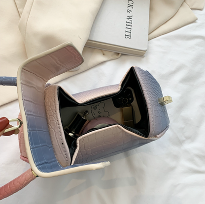 "MAVEN' LEATHER SHOULDER BAG